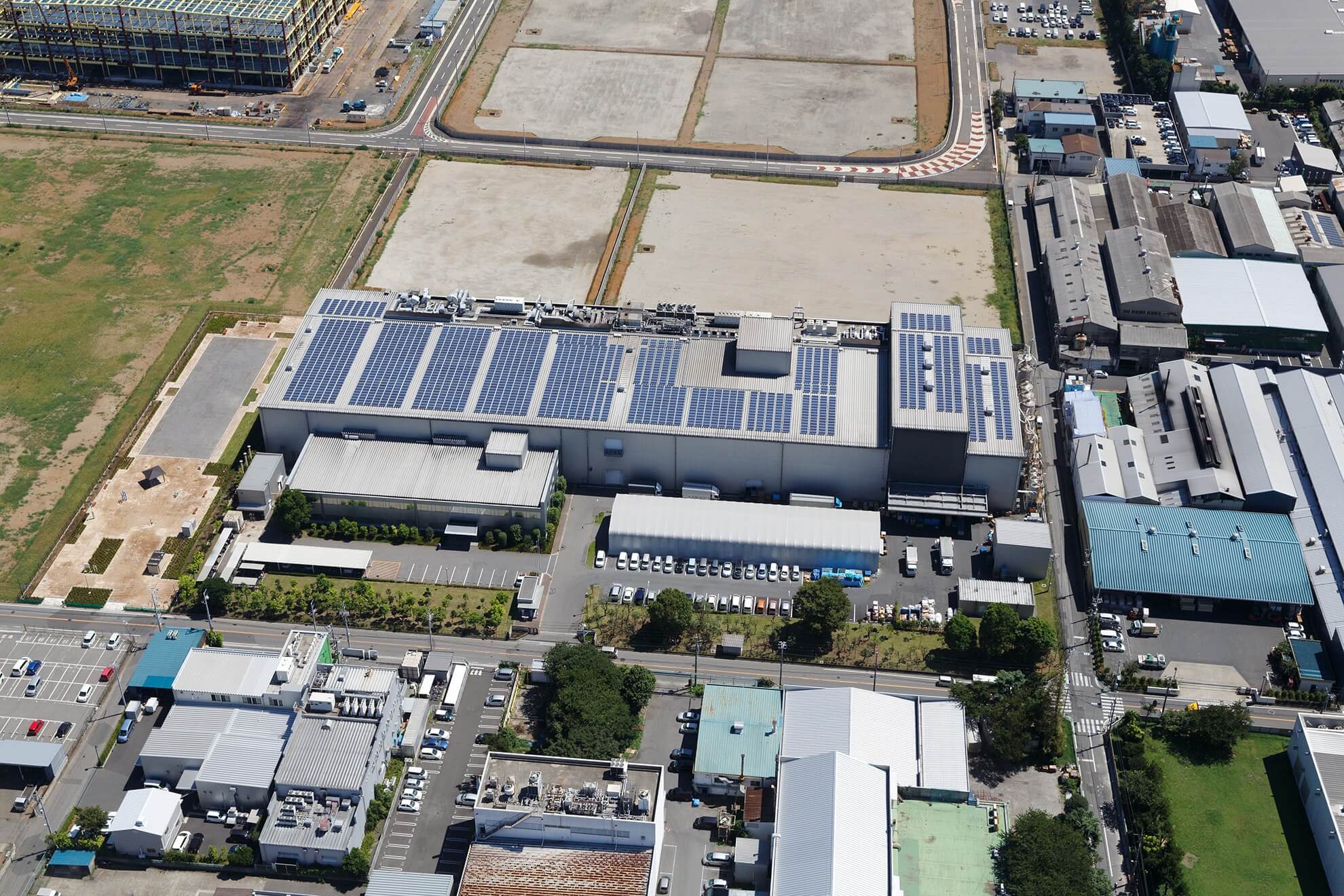 Solar power panels were installed